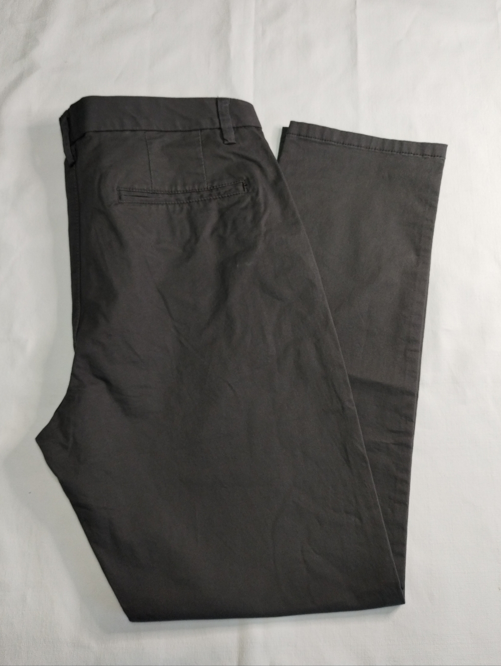Denim&Co Men's Gray Chino Pants (34X30)